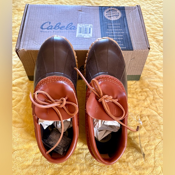 Cabela's Other - Cabela's Brown Professional Outdoor Insulated Slip On Duck Boots NWT